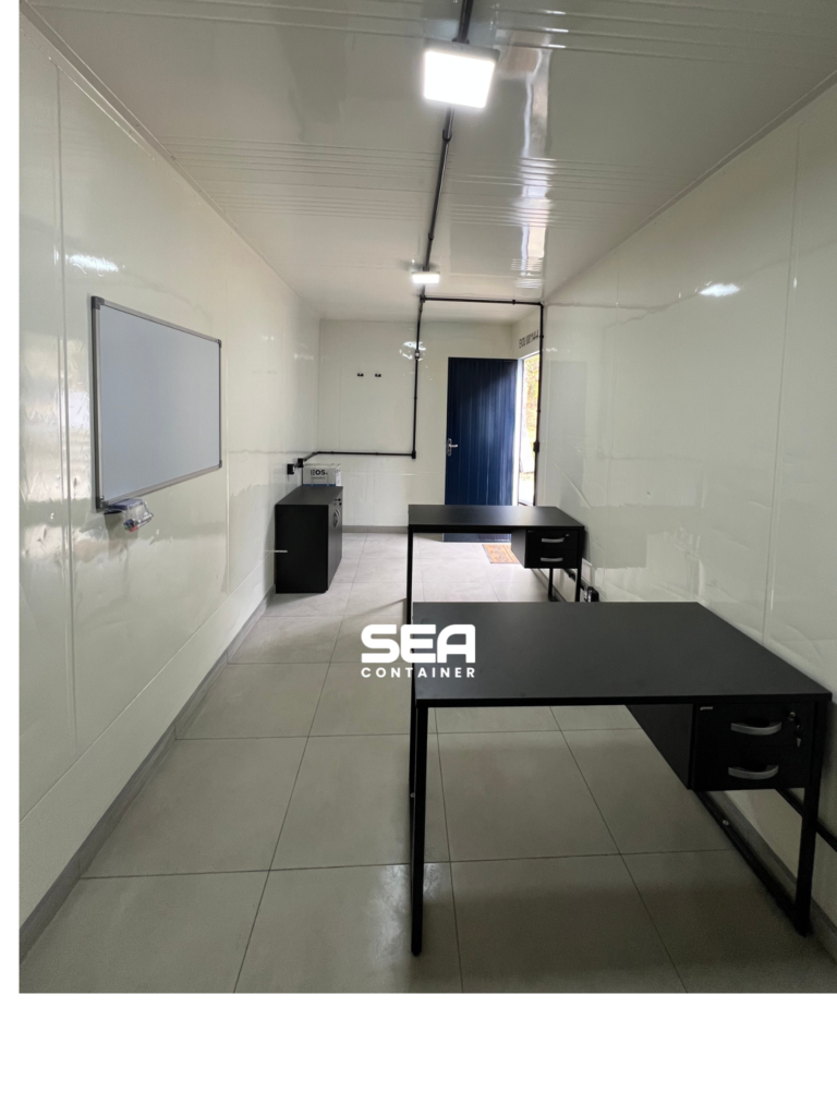escritorio em container