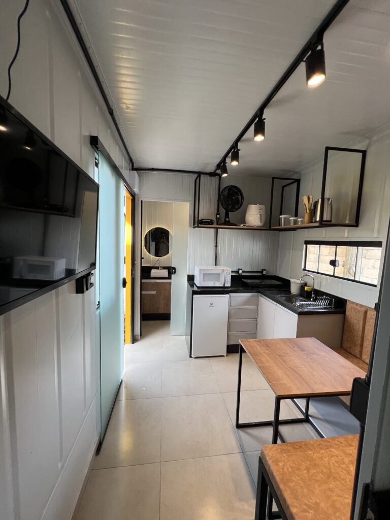 casas e kitnet modulares em container em itajaí SC